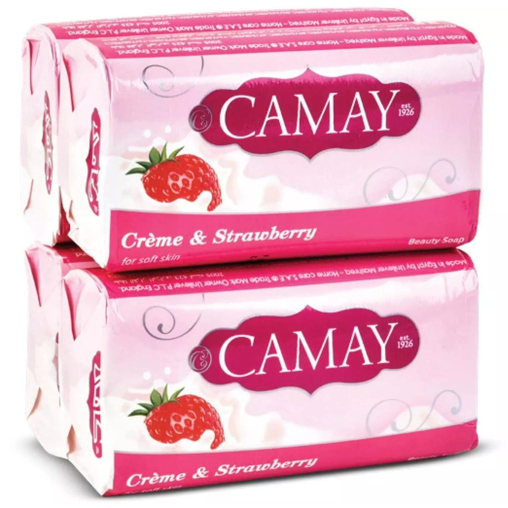 كامى صابون - Camay Soup 170g (170g, Crème E Stuawberry, Discount 2E.L)