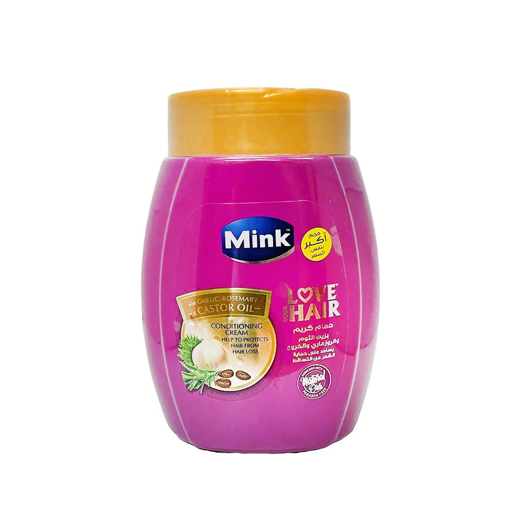 مينك حمام كريم ثوم (حجم اكبر) - Mink Hair Mask Garlic (1L)
