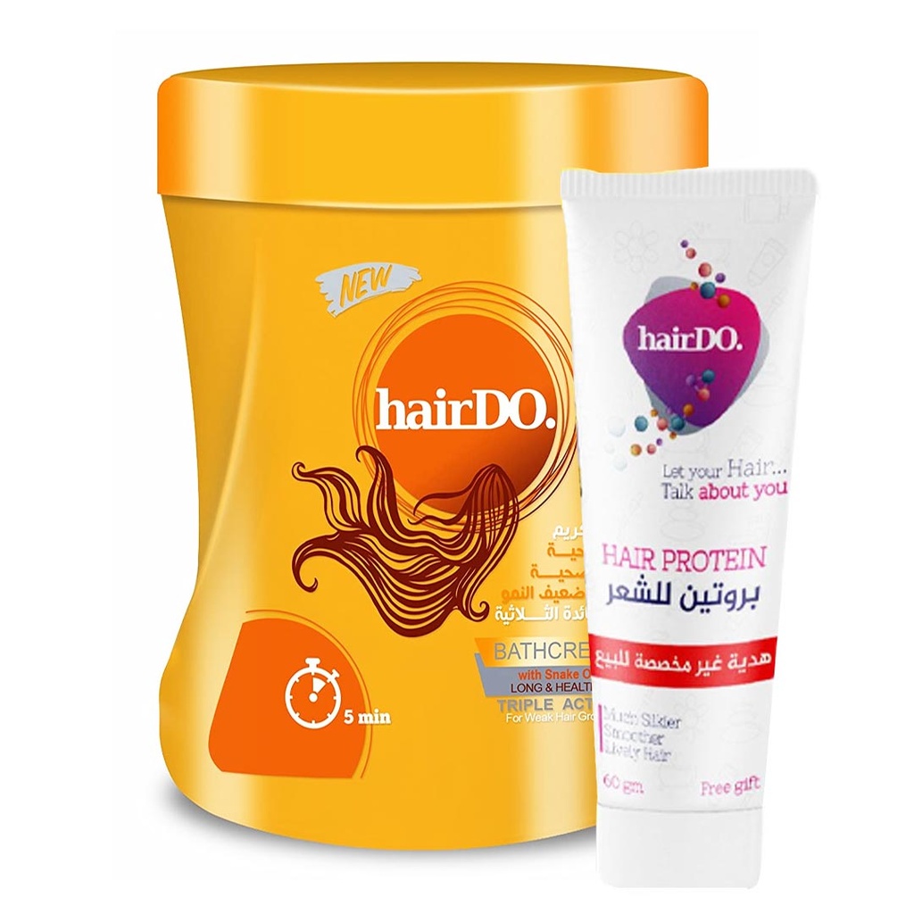 هيردو حمام كريم - Hairdo Hair Mask (900g, Zait Alhaiya, +Protein)