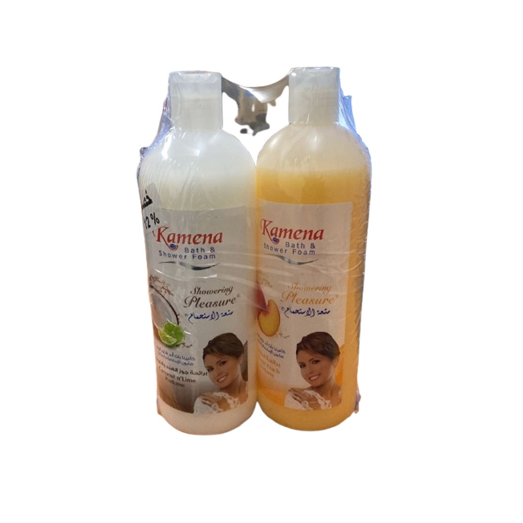 كامينا شاور خوخ - Kamena Shower Peach (750ml, +Shower 750ml Coconut&Lemon Discount 12%)