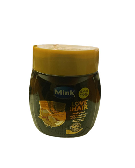مينك حمام كريم - Mink Hair mask (400ml, Honey, More 15%)