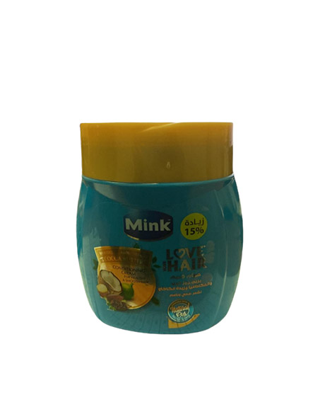 مينك حمام كريم - Mink Hair mask (400ml, Coconut, More 15%)