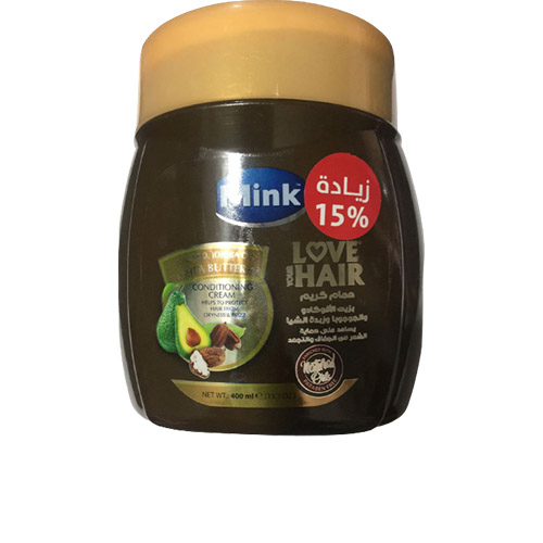 مينك حمام كريم - Mink Hair mask (400ml, Avocado, More 15%)