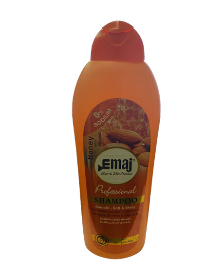 ايماج شامبو عسل&لوز - Emaj Shampoo Honey&Almond (900ml)