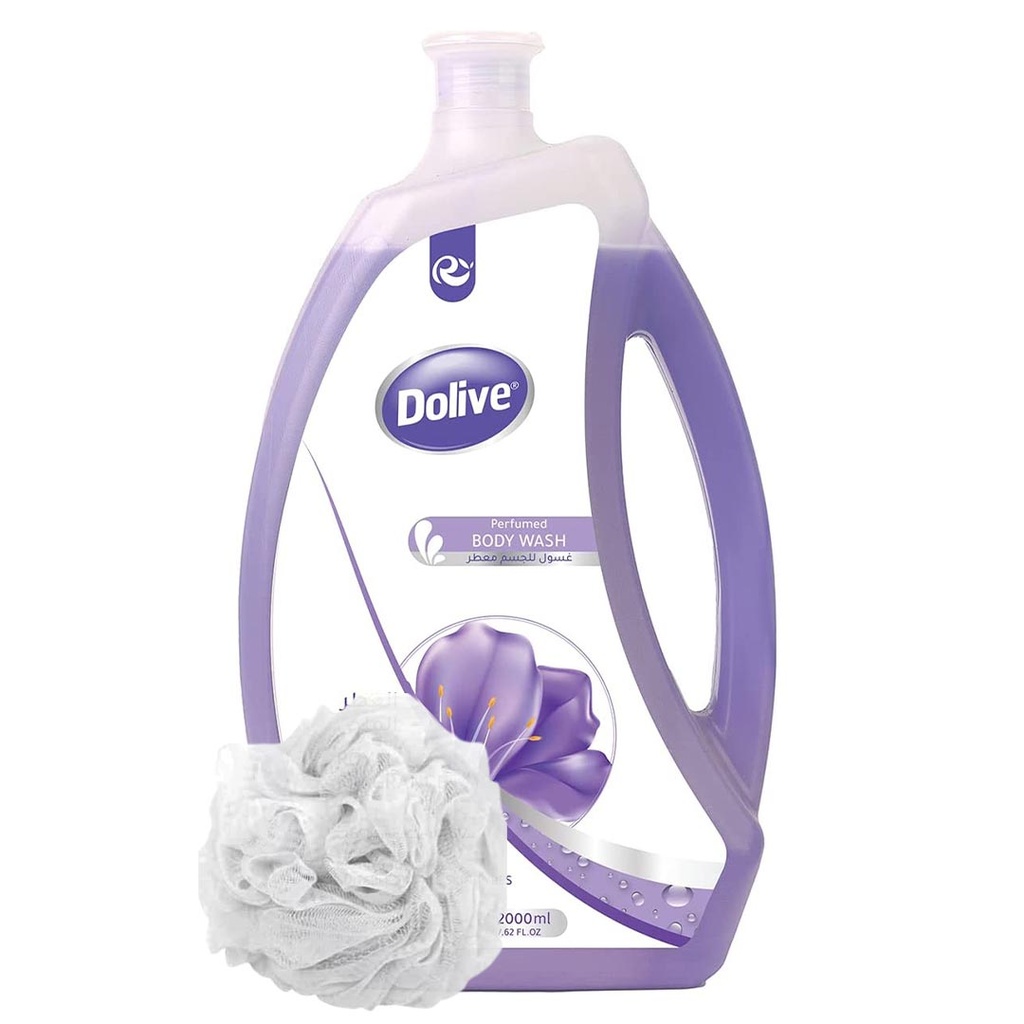دوليف شاور - Dolive shower (2L, Royal Fragrance, +Loofah)