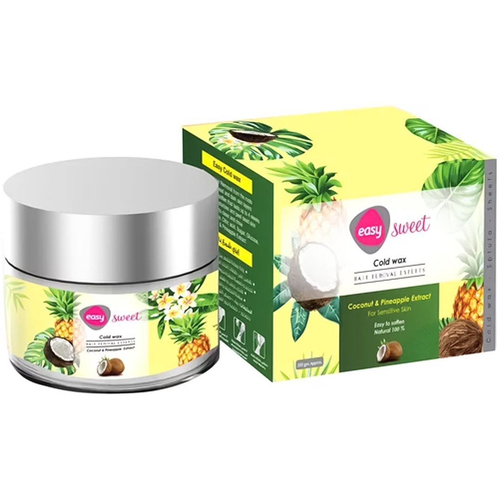 ايزى سويت - Easy Sweet (Cold Wax, 200g, Coconut&Pinaapple)
