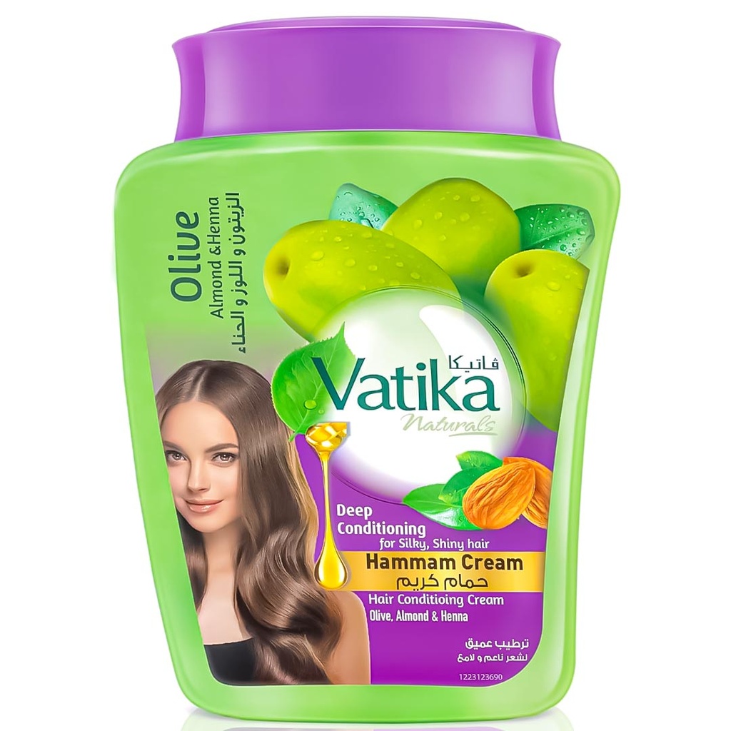 فاتيكا حمام كريم زيتون - Vatika Hair Mask Olive (900g)