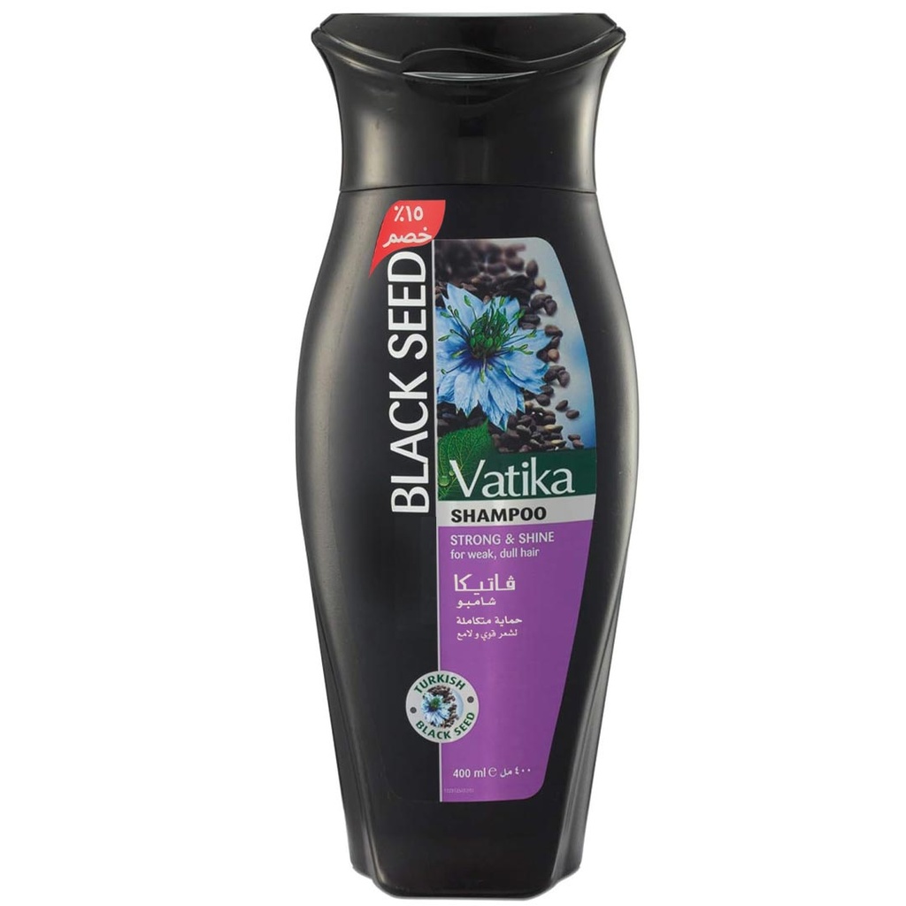 فاتيكا شامبو - Vatika Shampoo (190ml, black grain, discount 15%)