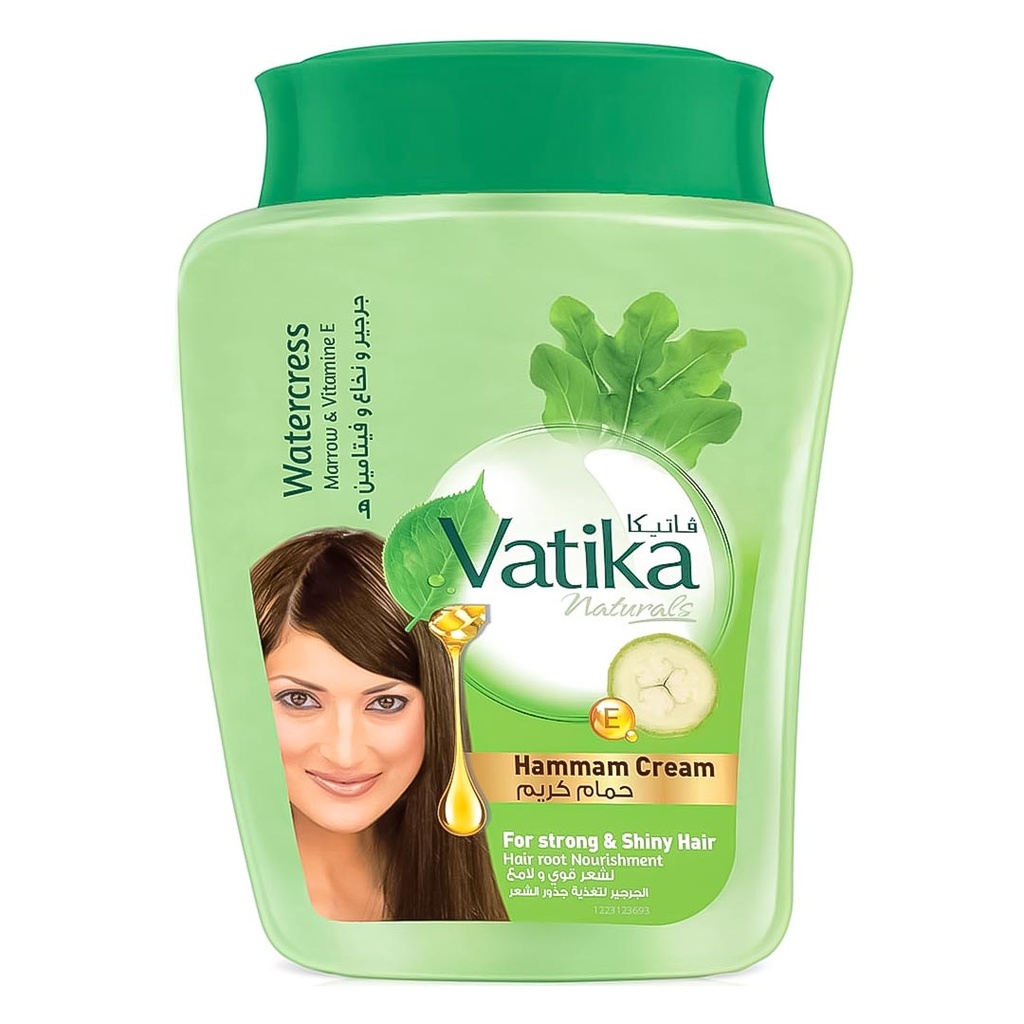 فاتيكا حمام كريم جرجير - Vatika Hair Mask Watercress (225g)
