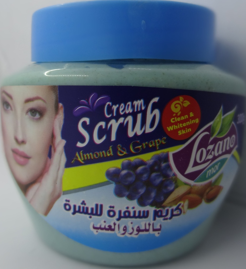 لوزان ماسك - Lozan Scrub (300g, Grape&Almond)