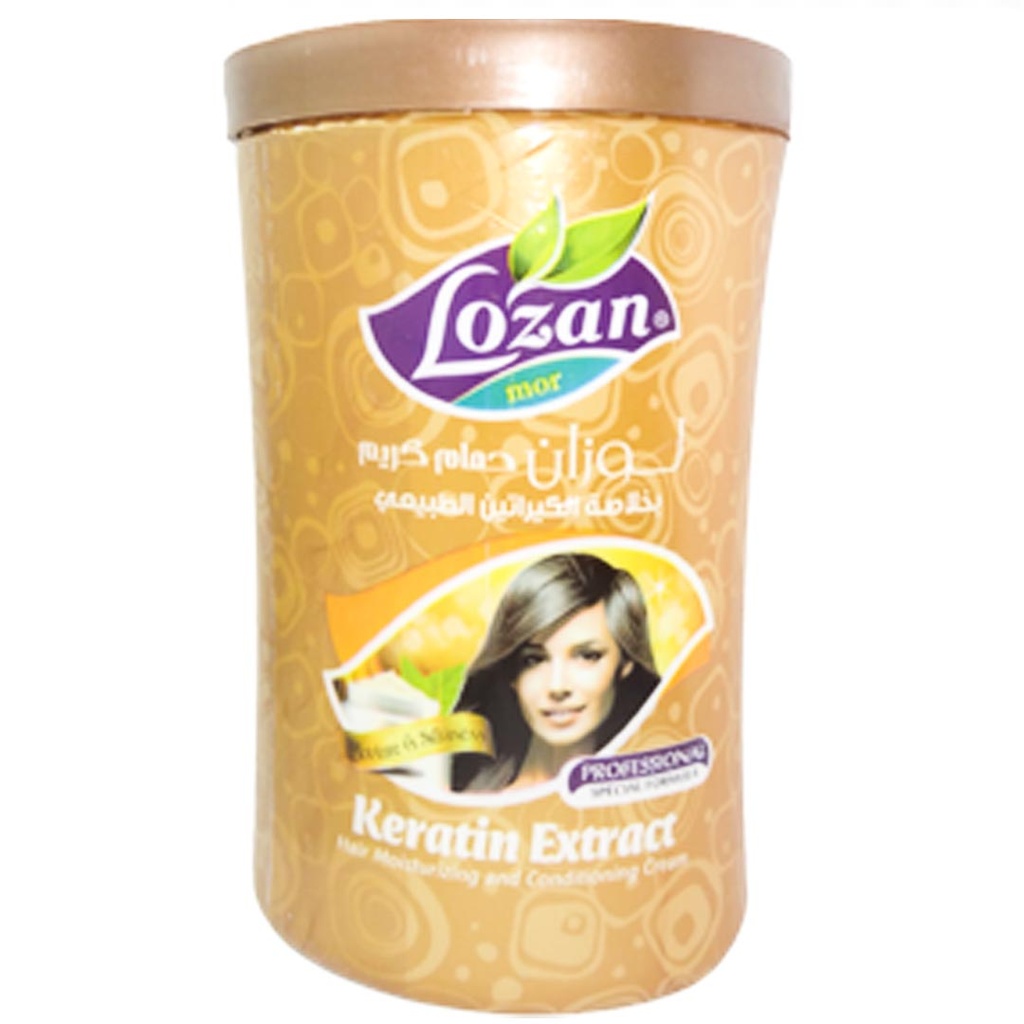 لوزان حمام كريم - Lozan Hair Mask (1500g, Keratin)