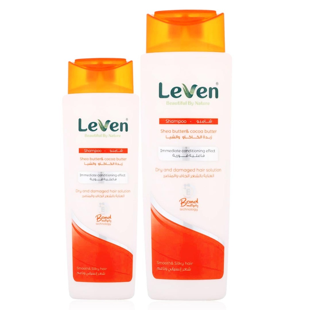 ليفين شامبو - Leven Shanpoo (400ml, Dry&Demaged, +Shampoo200ml)