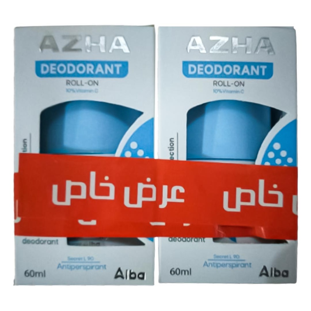 ازها رول اون - Azha Roll On +1 Best Offer (60ml, Secret L 90)