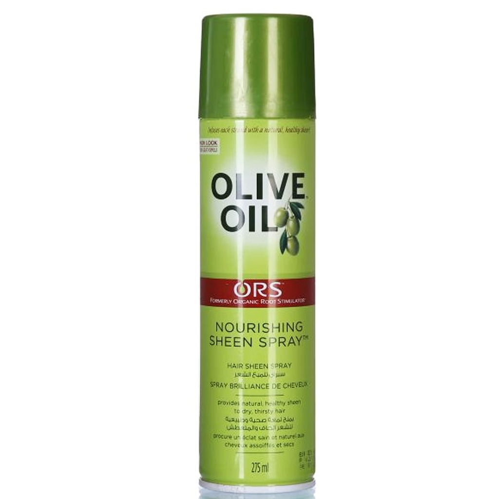 او ار اس ملمع شعر سبراى زيتون - O R S Hair Sheen Spray Olive (450ml)