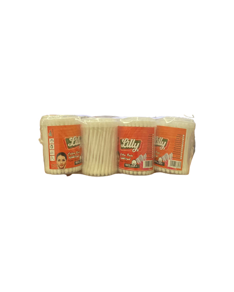 لى لى قطن عود - Lilly Cotton Swabs (80PC)