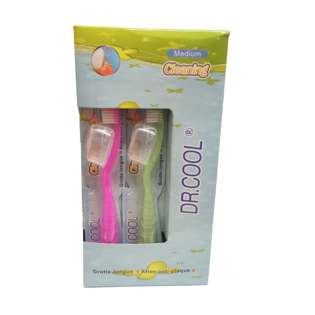 دكتور كول فرشاة اسنان - Dr.Cool Tooth Brush Adult (No:P-308, Med)