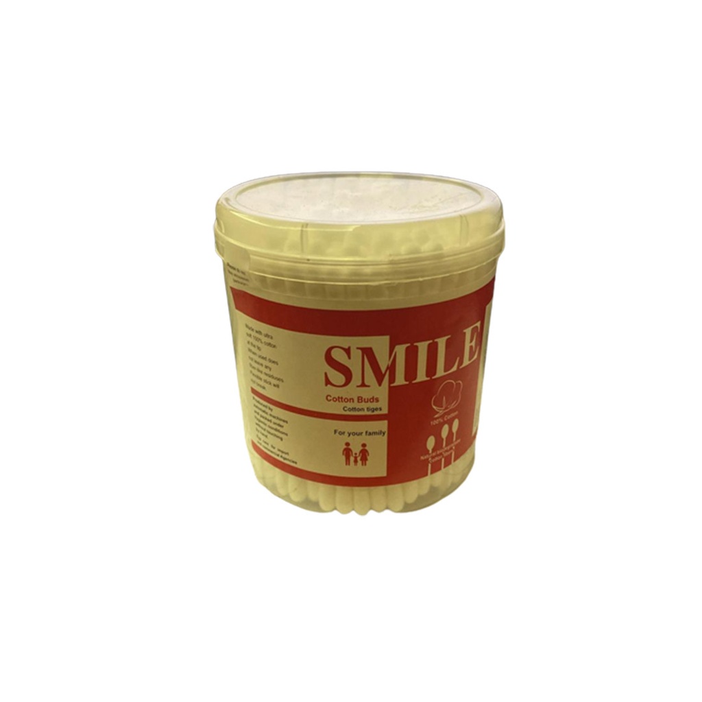 سمايل قطن عود - Smile Cotton Swabs 200Psc (200PC)