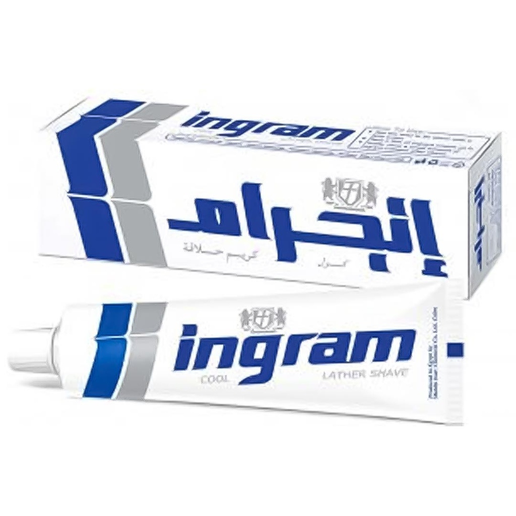 [ازرق] انجرام كريم حلاقة - Ingram Shaving Cream (60g, Blue)