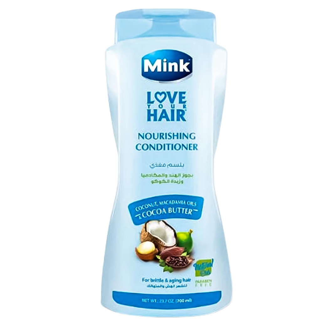 [مغذى] مينك بلسم - Mink Conditioner (400ml, Coconut&Macadamia, without)