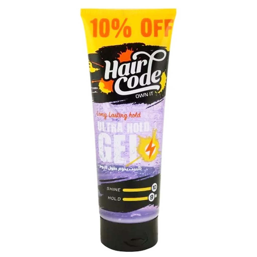 [موف] هيركود جل - Haircode Gel (250ml, Ultra Hold, discount 10%)