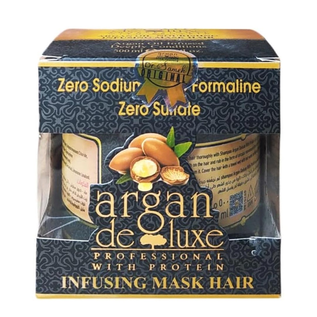 ارجان ديلوكس قناع مغذى للشعر  - Argan Deluxe Infusing Mask Hair (500ml)