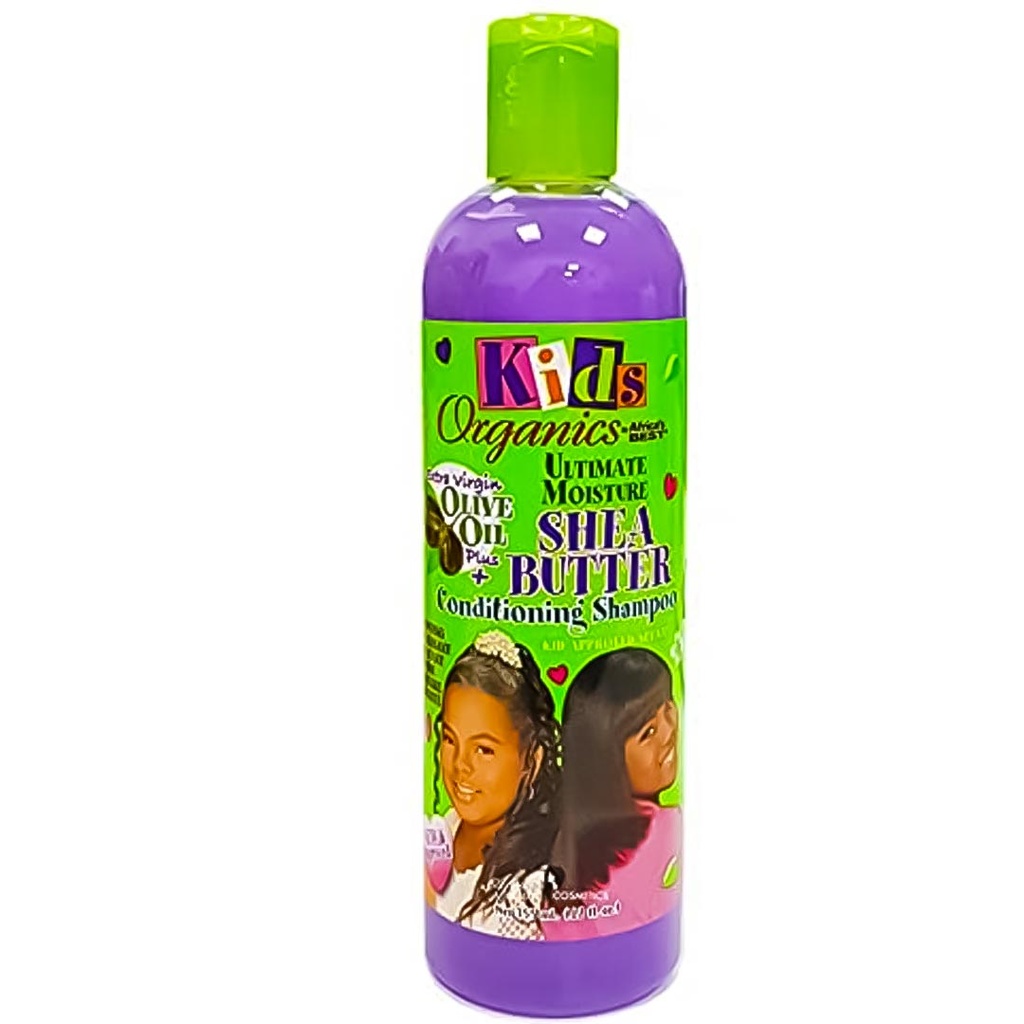 افريكا بست شامبو - Africa's Best shampoo (Kids, 355ml, Shea butter)