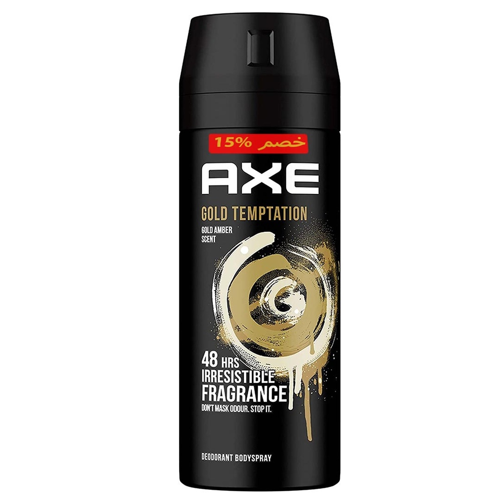اكس سبراى - Axe Spray (Unisex, 150ml, Gold Temptatlon, discount 15%)