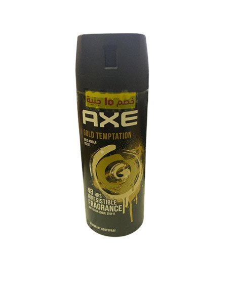 اكس سبراى - Axe Spray (Unisex, 150ml, Gold Temptatlon, Discount 15 L.E)