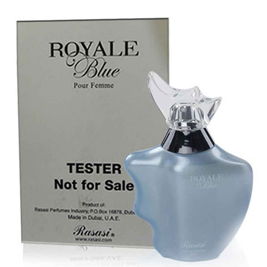 الرصاصى رويال بلو تستر - Rasasi Royale Blue Tester EDP-W (50ml)