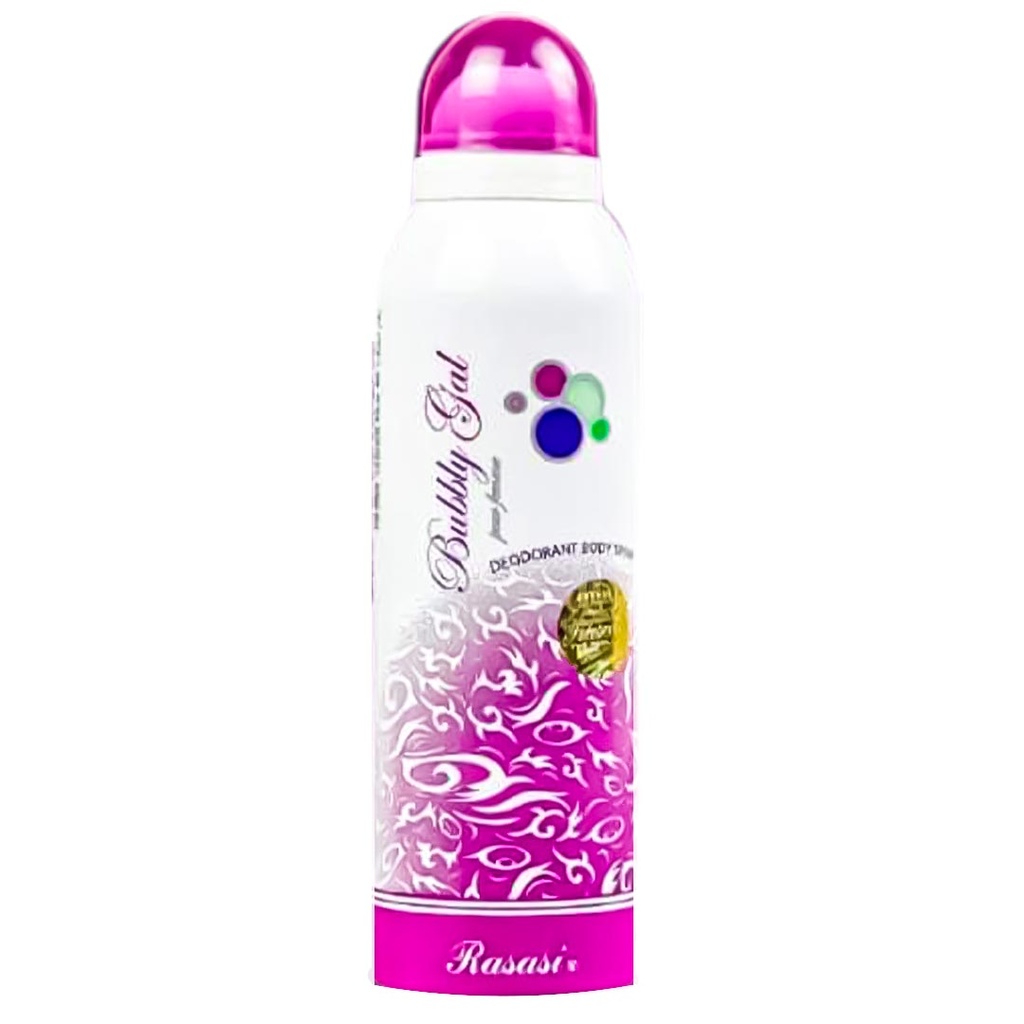 الرصاصى سبراى - Rasasi Spray (Woman, 200ml, Bubbly Gal)