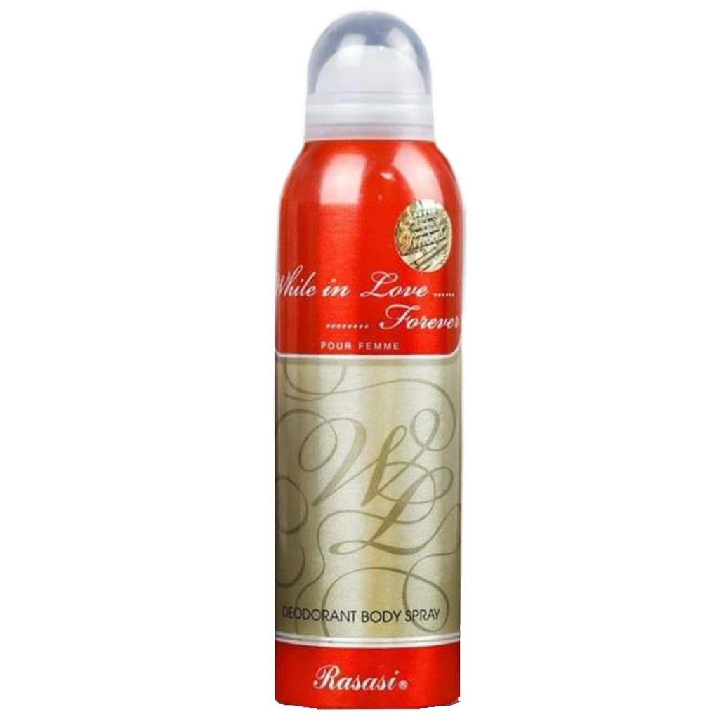 الرصاصى سبراى - Rasasi Spray (Woman, 200ml, While In Love Forever)