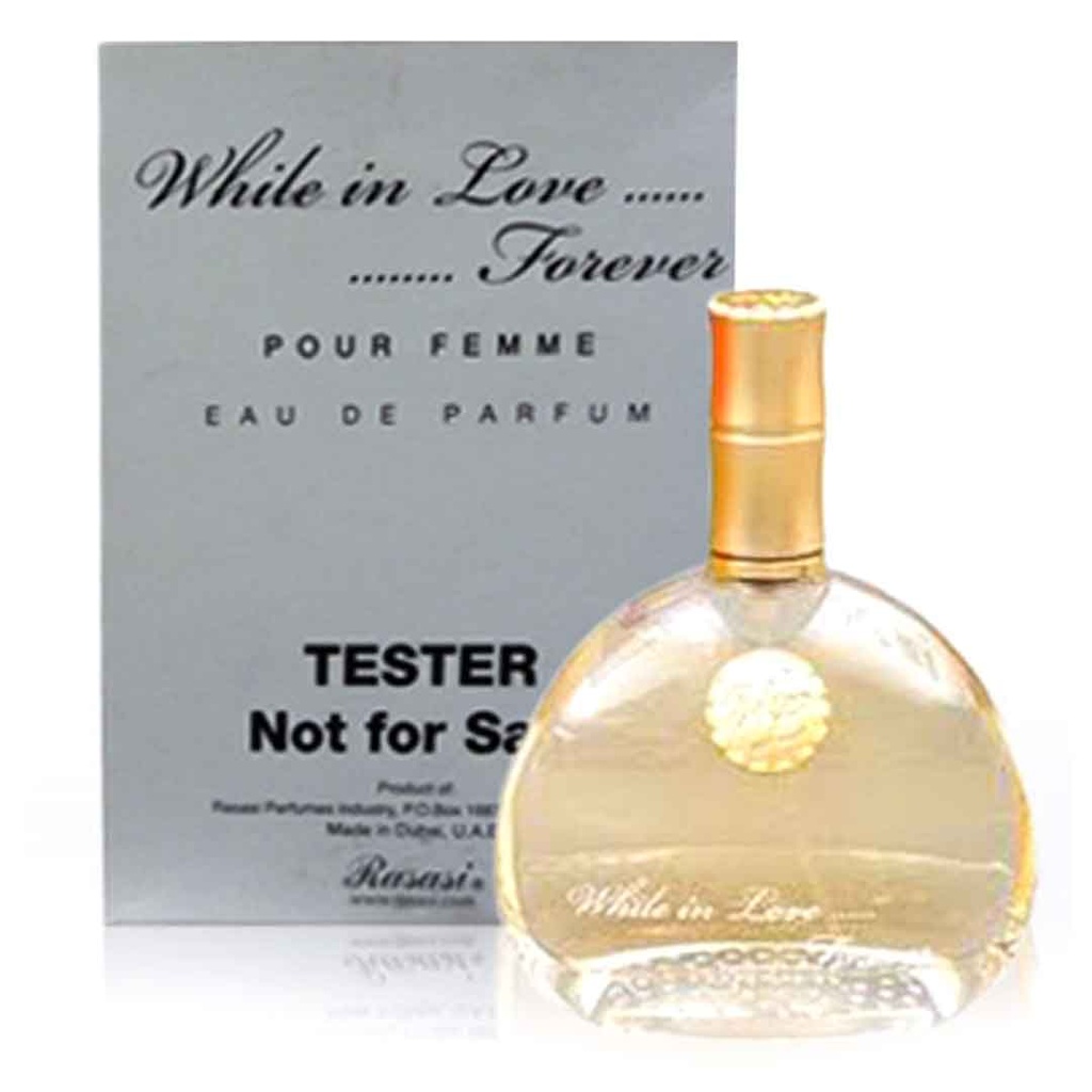 الرصاصى وايل ان لاف فور ايفر تستر - Rasasi While in Love For Ever Tester EDP-W (80ml)