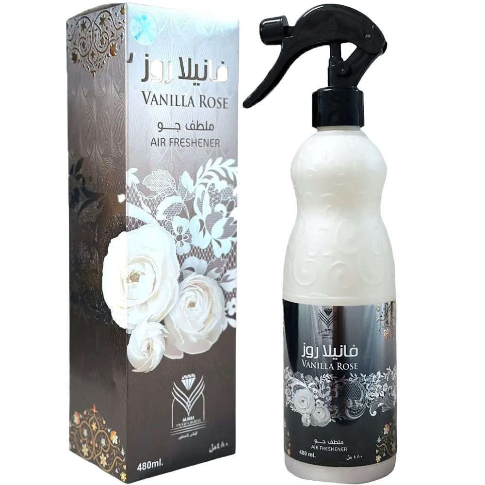 الماس ملطف جو فانيلا روز - Almas Air Freshener Vanilla Rose (480ml)