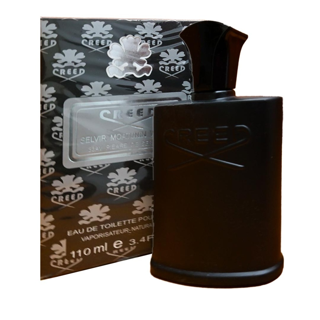 المدينة كريد سيلفير مونتين واتر - ElMadina Creed Selvir Moatunin Water (110ml, Black)