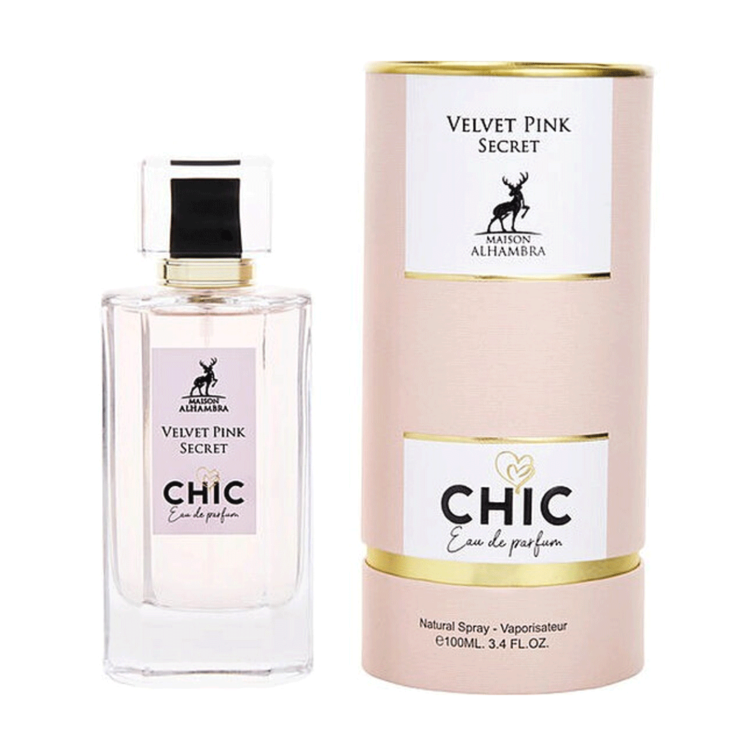 الهامبرا شيك فيلفيت بينك سيكريت - Alhambra Chic Velvet Pink Secret EDP-W (100ml)