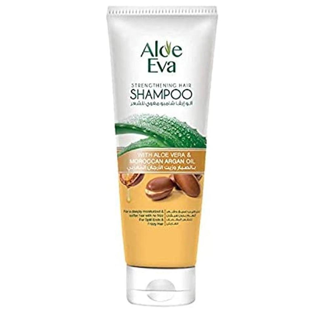 الو ايفا شامبو  - Aloe Eva Shampoo (230ml, Aleoeva&Argan)