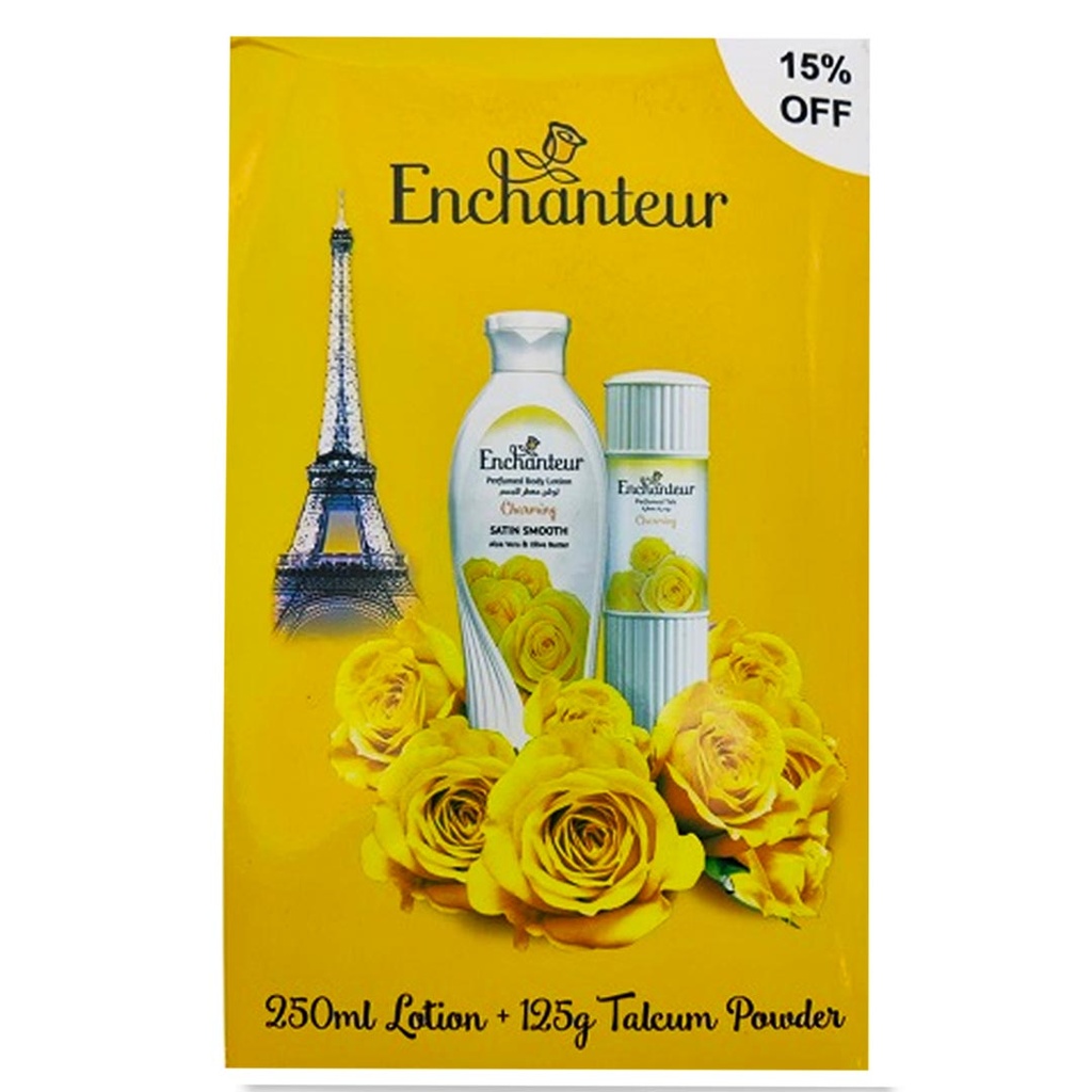 انشانتر لوشن + بودر - Enchanteur Lotion + Powder (250ml+125g, Charming, discount 20%)