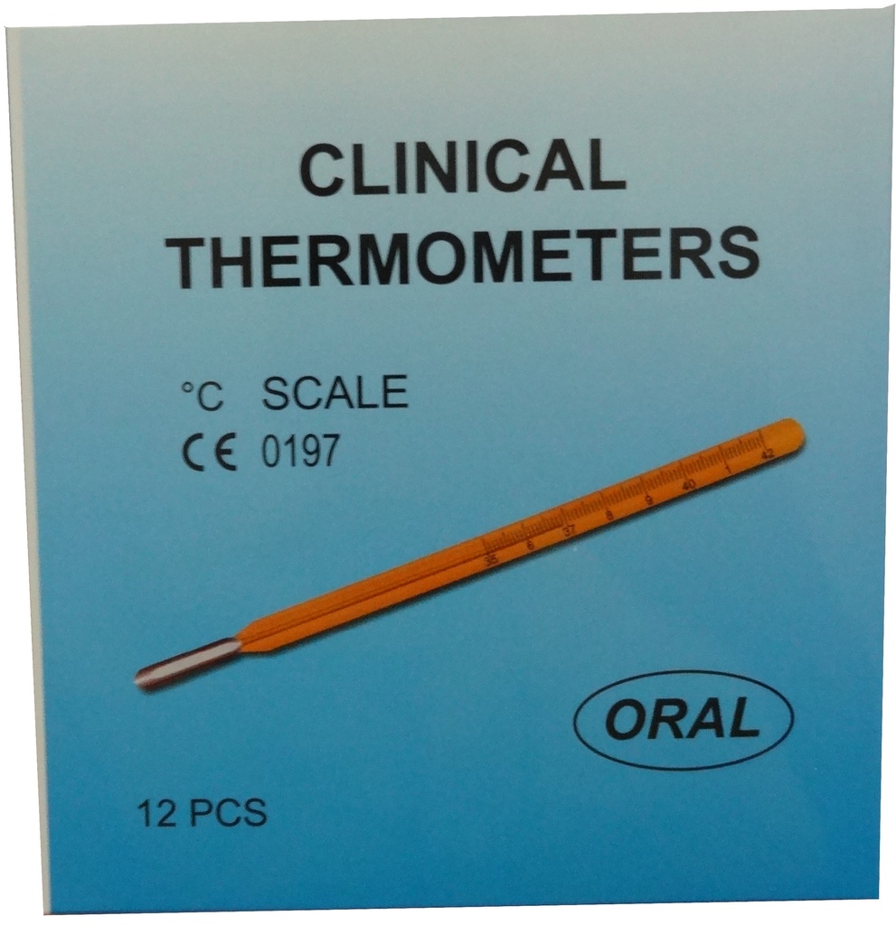 اورال ترمومتر - Oral Thermometer 12PCs