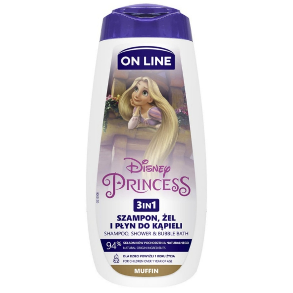 اون لاين ديزنى 3×1 - On line Disney 3in1 (400ml, Princess)