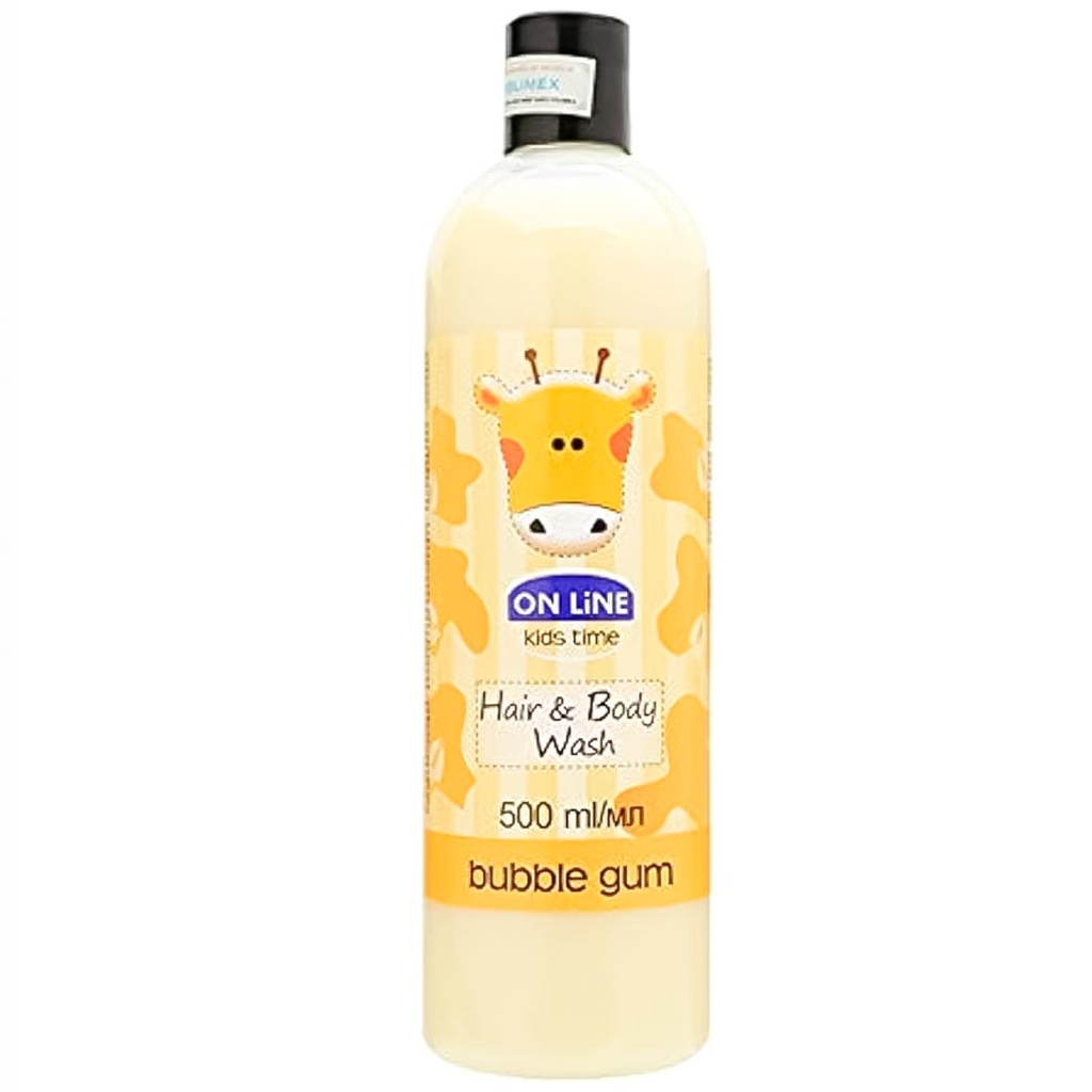 اون لاين شامبو&شاور - On line Shampoo&Body Wash (500ml, Bubbles)