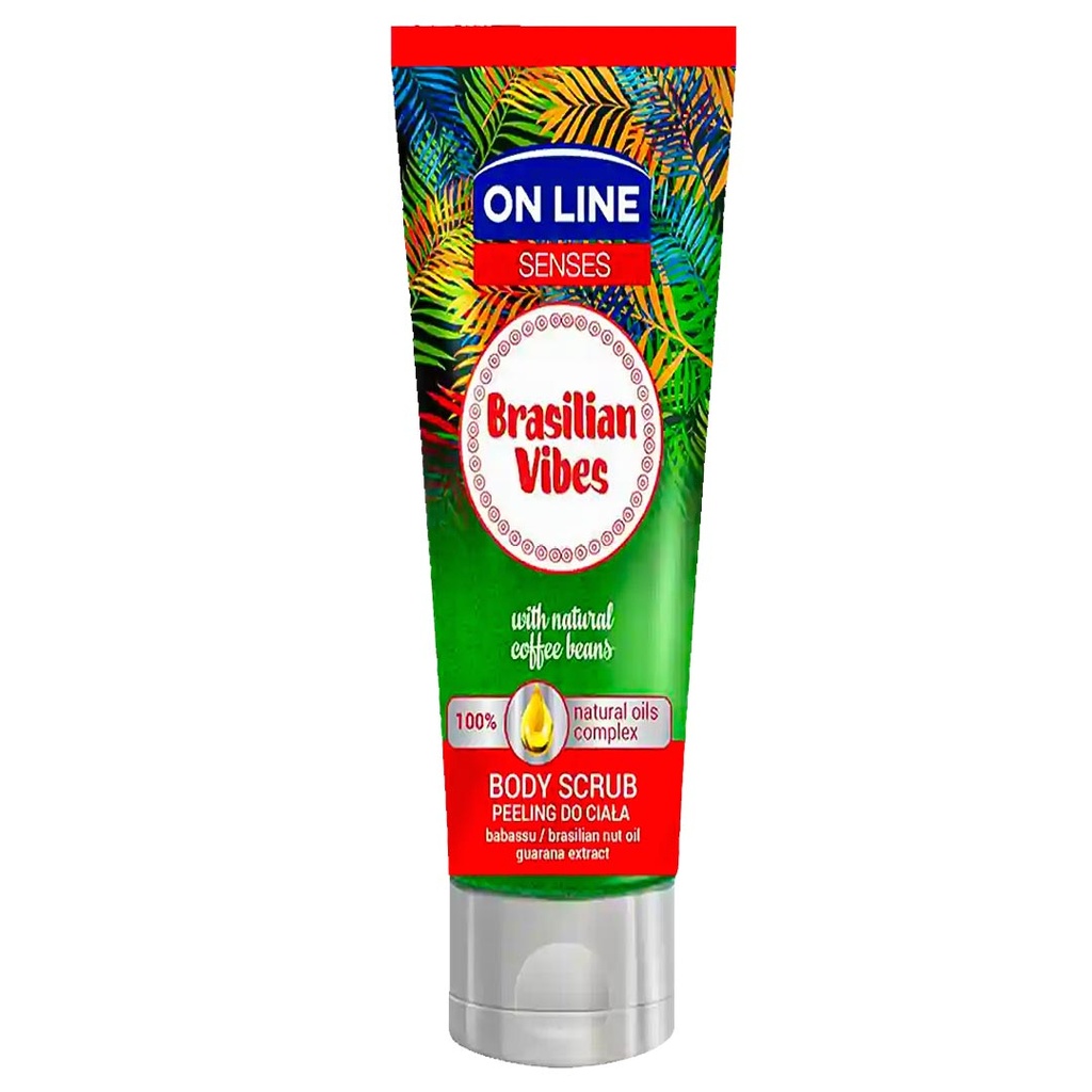 اون لاين مقشر - On line Scrub (200ml, Brasilian Vibes)