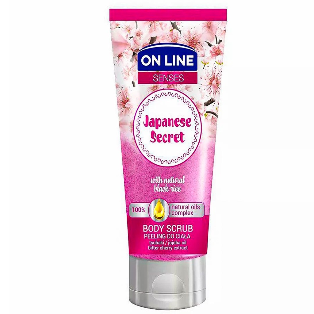 اون لاين مقشر - On line Scrub (200ml, Japanese Secret)