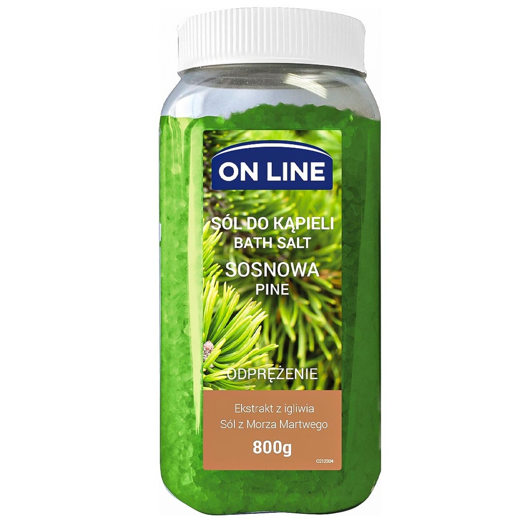 اون لاين ملح - On line Salt (Bath, 800g, Sosnowa Pine)
