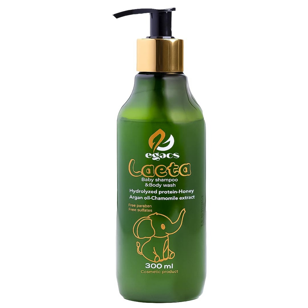 ايجاكس ليتا شامبو & شاور اطفال - Egacs Laeta Baby Shampoo & Body Wash (300ml)