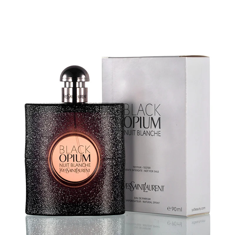 ايف سان لوران بلاك اوبيوم نويت بلانش تستر - Yves Saint Laurent Black Opium Nuit Blanche Tester EDP-W (90ml)