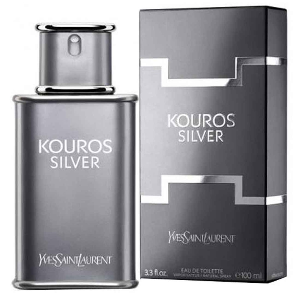 ايف سان لوران كوروس سيلفر - Yves Saint Laurent Kouros Silver (100ml)