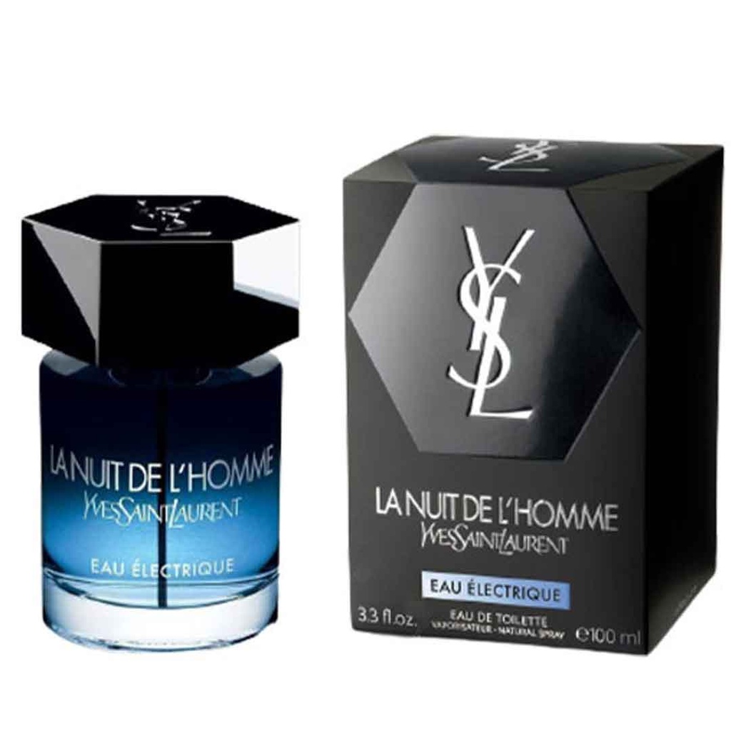 ايف سان لوران لا نوى دى لا هوم اى الكتريك - Yves Saint Laurent La Nuit De L Homme Eau Electrique (100ml)