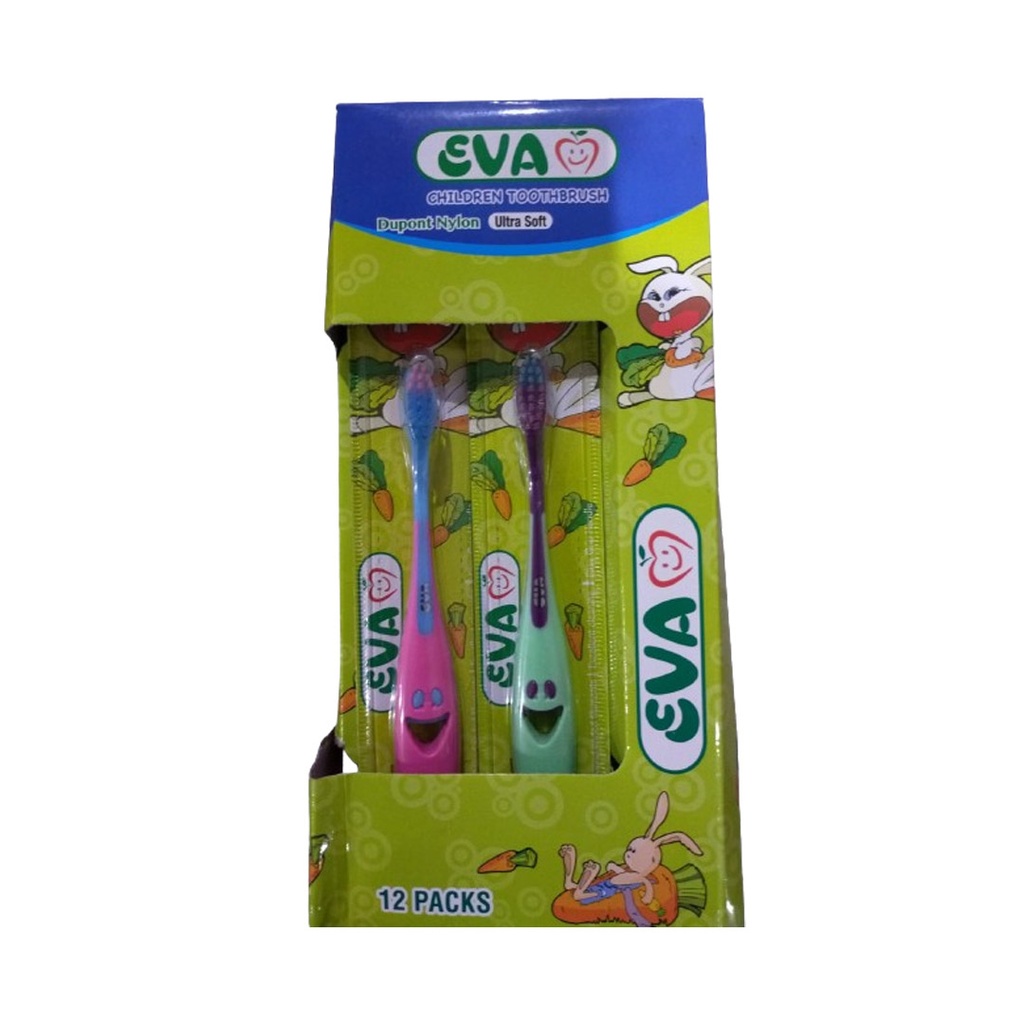 ايفا فرشاة اسنان اطفال - Eva Tooth Brush kids (No:CA16, Ultra Soft)