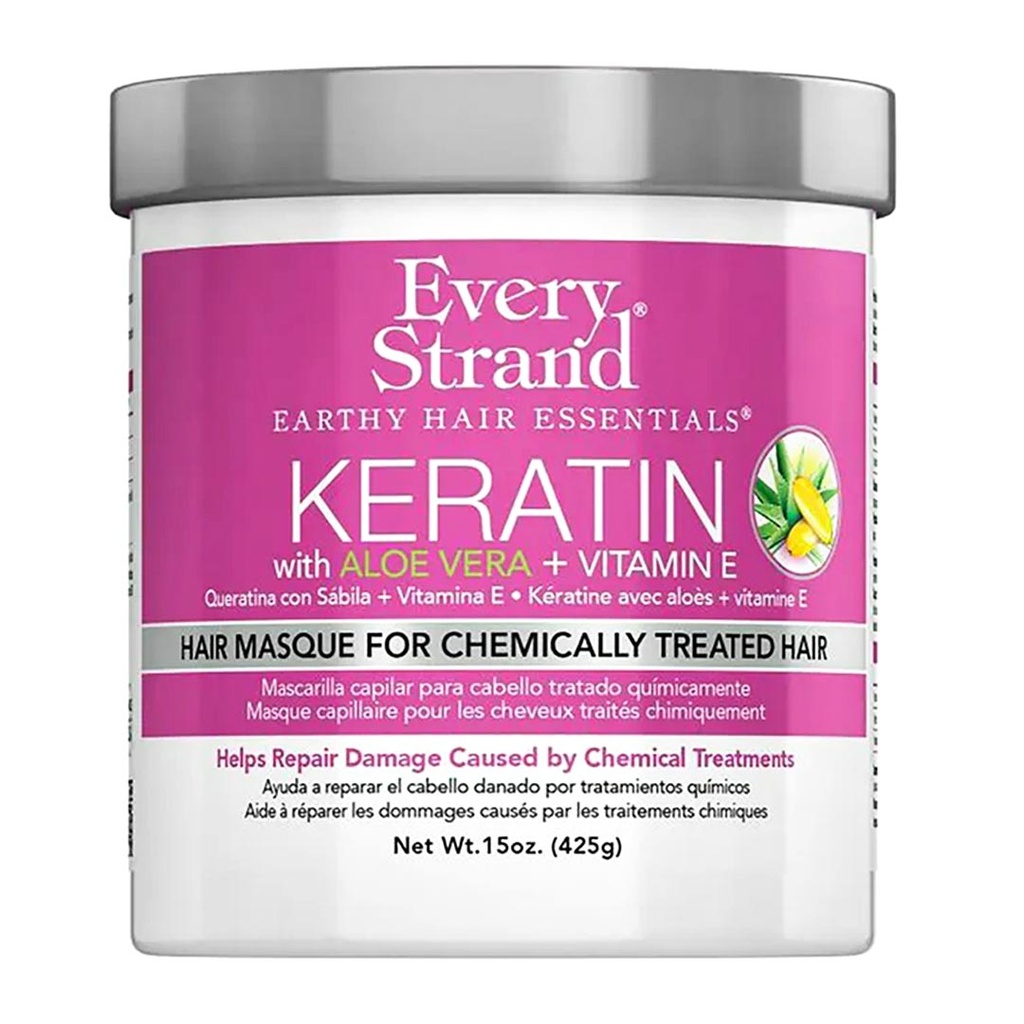 ايفرى ستراند حمام كريم - Every Strand Hair Mask (425g, Keratin&Aloe Vera&Vitamin E)