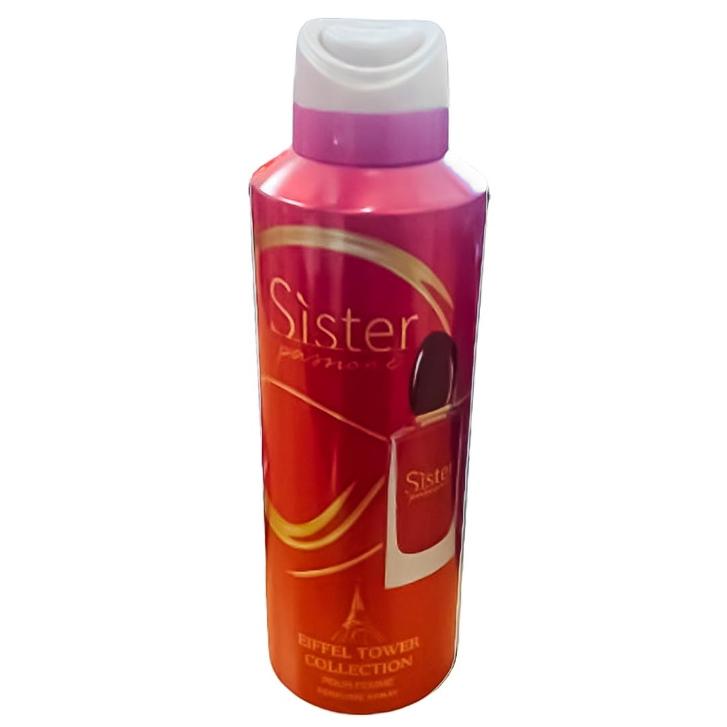 ايفل تاور سبراى نسائى - Eiffel Tower Spray Woman (200ml, Sister Passione)